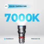 Powerology 4000mah Waterproof Led Flashlight - Black-130599