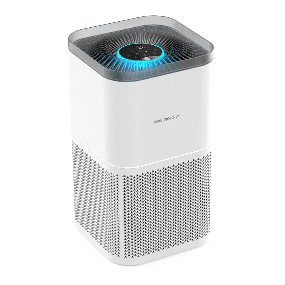 Powerology Smart Air Purifier Eliminate Odor And Smoke - White-0 Powerology Smart Air Purifier Eliminate Odor And Smoke - White-0