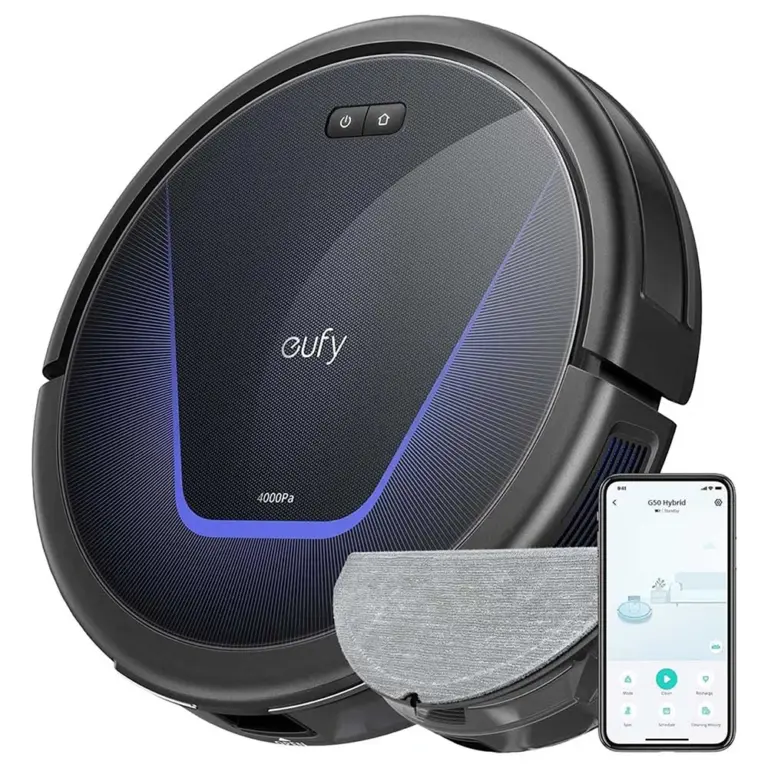 Eufy G50 Hybrid Robot Vacuum Cleaner - Black-0