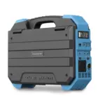 Powerology 600w 192000mah Portable Generator Integrated Solar Panel - Blue-0