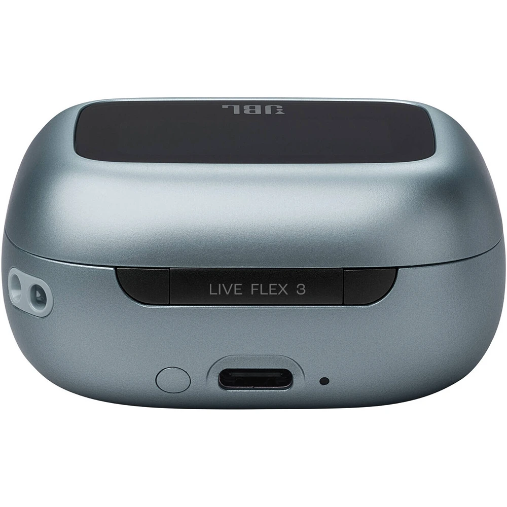 Jbl Live Flex 3 True Wireless Noise Cancelling Earbuds With Display - Blue-131741 Jbl Live Flex 3 True Wireless Noise Cancelling Earbuds With Display - Blue-131741