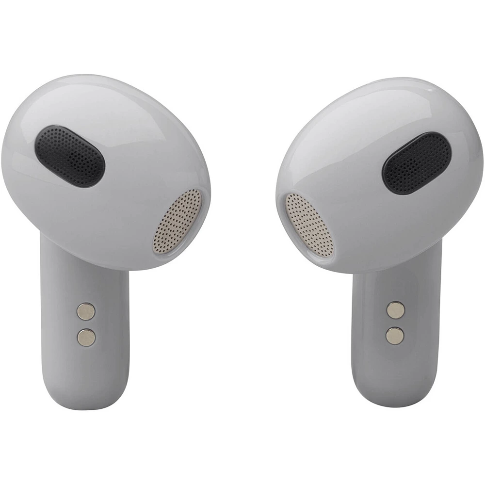 Jbl Live Flex 3 True Wireless Noise Cancelling Earbuds With Display - Silver-131759 Jbl Live Flex 3 True Wireless Noise Cancelling Earbuds With Display - Silver-131759