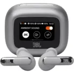 Jbl Live Beam 3 Noise Cancelling True Wireless Earbuds With Display - Silver-0