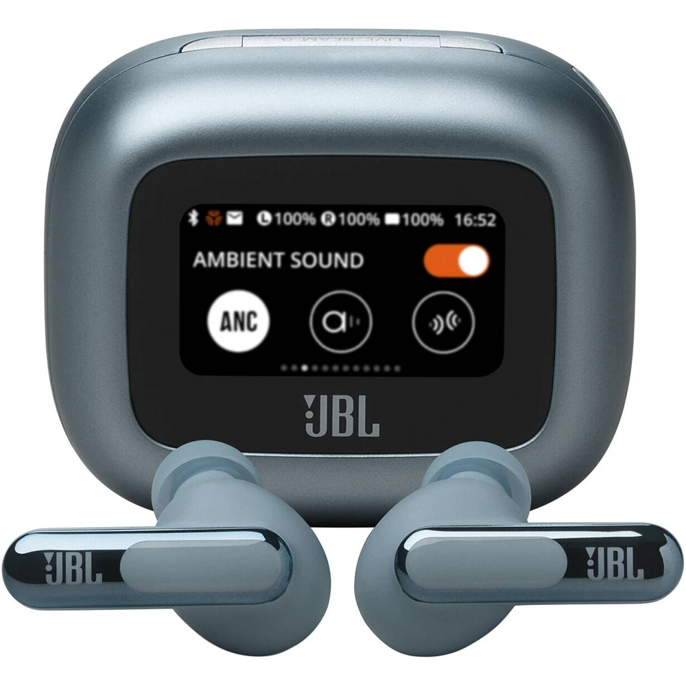 Jbl Live Beam 3 Noise Cancelling True Wireless Earbuds With Display - Blue-0 Jbl Live Beam 3 Noise Cancelling True Wireless Earbuds With Display - Blue-0