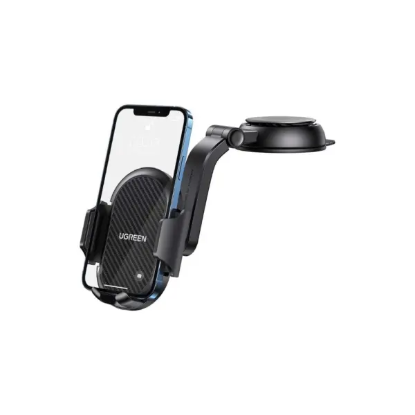 Ugreen Waterfall Shaped Suction Cup Phone Mount – Black-0