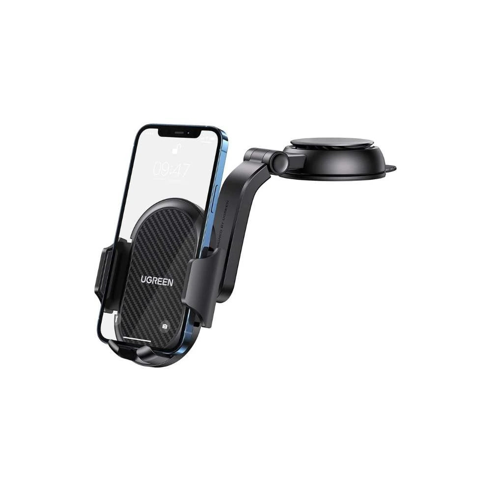 Ugreen Waterfall Shaped Suction Cup Phone Mount – Black-0 Ugreen Waterfall Shaped Suction Cup Phone Mount – Black-0