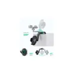 Ugreen Waterfall Shaped Suction Cup Phone Mount – Black-132058