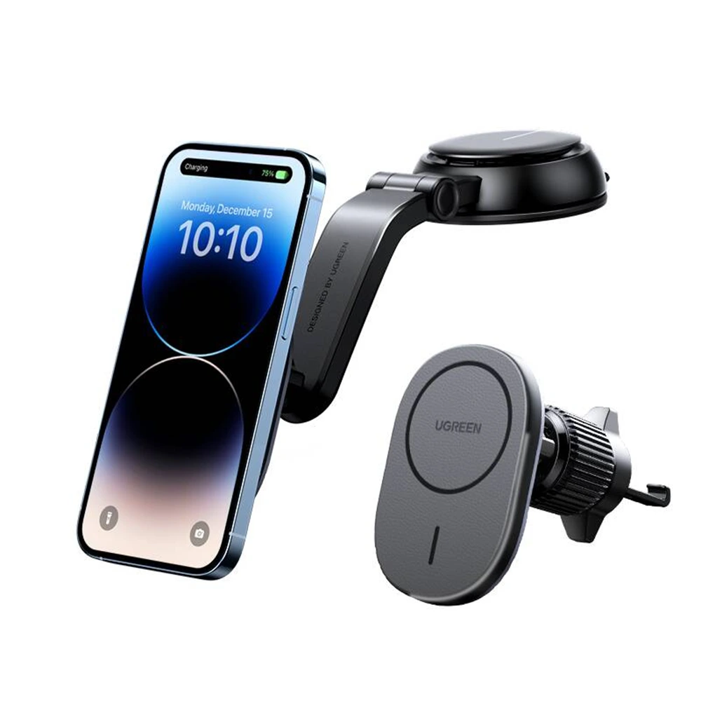 Ugreen Magnetic 2in1 Wireless Car Charger-132064 Ugreen Magnetic 2in1 Wireless Car Charger-132064