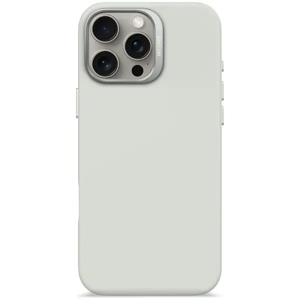 Decoded Silicone Antimicrobial Case For Iphone 16 Pro Max - Stone Grey-0