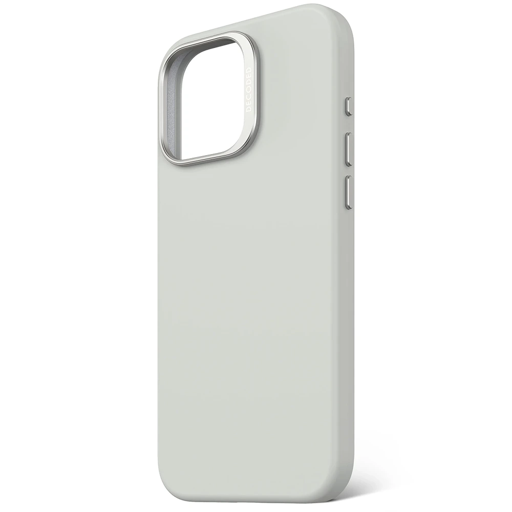 Decoded Silicone Antimicrobial Case For Iphone 16 Pro Max - Stone Grey-132115 Decoded Silicone Antimicrobial Case For Iphone 16 Pro Max - Stone Grey-132115