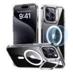 Esr Iphone 16 Pro Max Classic Hybrid Case With Stash Stand - Clear-0