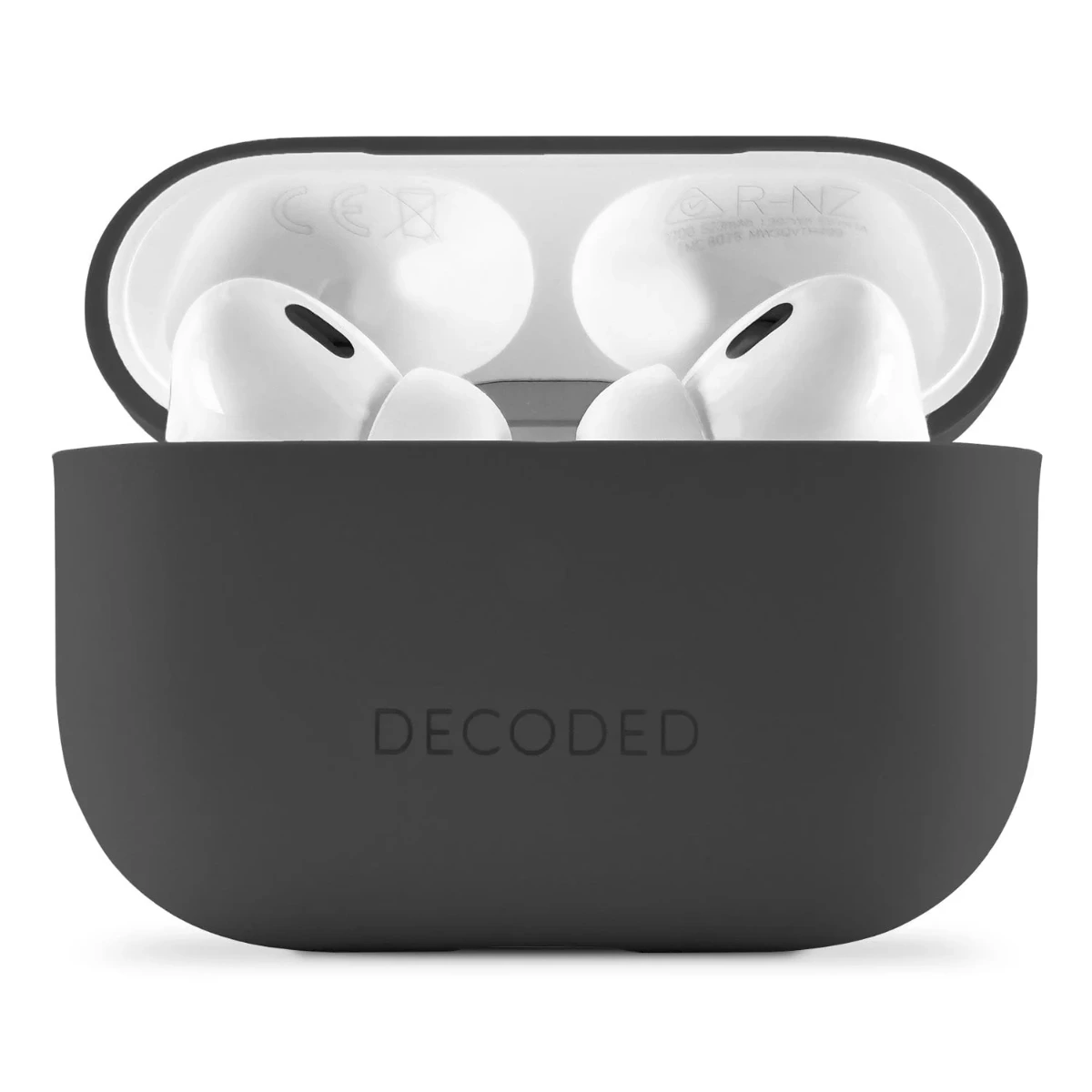 Decoded Silicone Aircase For Airpods Pro 1&2  - Charcol Black-132224 Decoded Silicone Aircase For Airpods Pro 1&2 - Charcol Black-132224