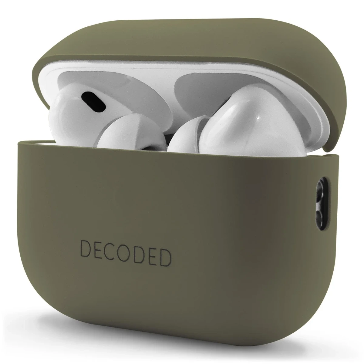 Decoded Silicone Aircase For Airpods Pro 1&2  - Olive-132200 Decoded Silicone Aircase For Airpods Pro 1&2 - Olive-132200