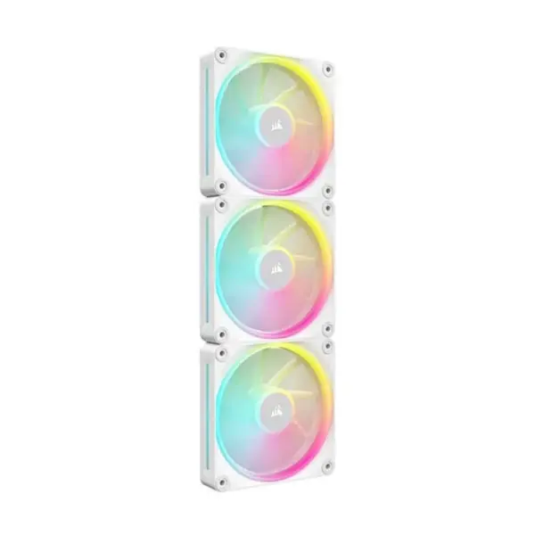 Corsair Icue Link Lx120 Rgb - 3x120mm Pwm Case Fan Starter Kit - White-0