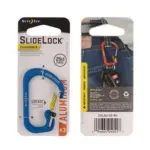 Nitelze Slide Lock Carabiner Aluminium - Blue-0