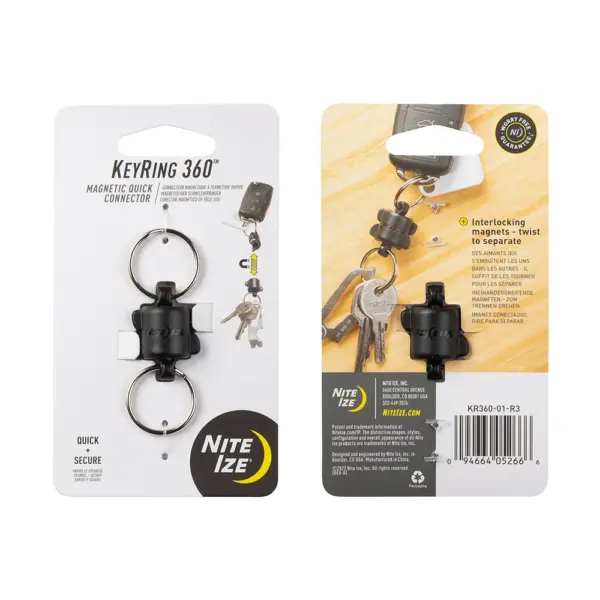 Nitelze Keyring 360 Magnetic Quick Connector-0