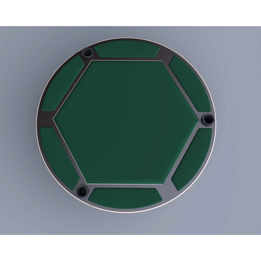 Cards Playing Table Floor Sitting 6 Player Brown Wood & Green Fabric-132480 Cards Playing Table Floor Sitting 6 Player Brown Wood & Green Fabric-132480