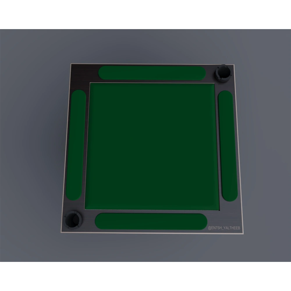 Dama Game Table Floor Sitting 2 Player Brown Wood & Green Fabric-132525 Dama Game Table Floor Sitting 2 Player Brown Wood & Green Fabric-132525