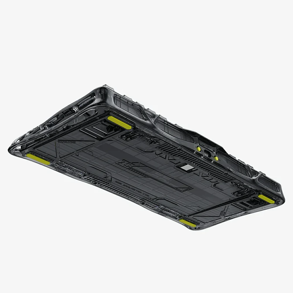 Gravastar Mercury K1 Lite 75% Wireless Mechanical Gaming Keyboard - Transparent Black (English)-132618 Gravastar Mercury K1 Lite 75% Wireless Mechanical Gaming Keyboard - Transparent Black (English)-132618