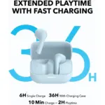 Soundcore By Anker K20i Semi-in-ear Comfort With Extended Playtime - Blue-132799