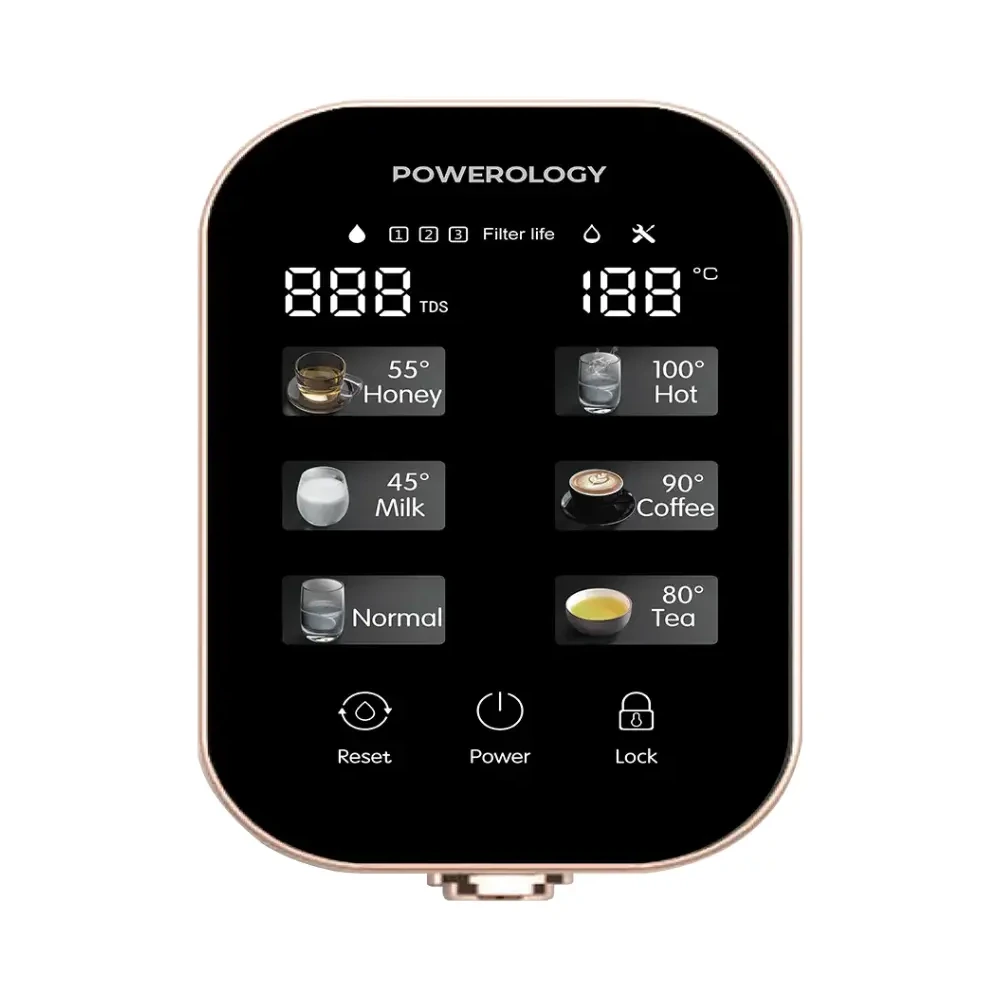 Powerology Reverse Osmosis Water Purifier & Dispenser - White-132971 Powerology Reverse Osmosis Water Purifier & Dispenser - White-132971