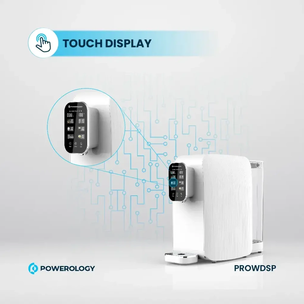 Powerology Reverse Osmosis Water Purifier & Dispenser - White-132974 Powerology Reverse Osmosis Water Purifier & Dispenser - White-132974