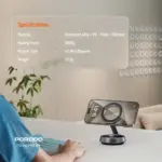 Porodo Hs01 Duo Mount Magsafe & Suction - Gray-132982