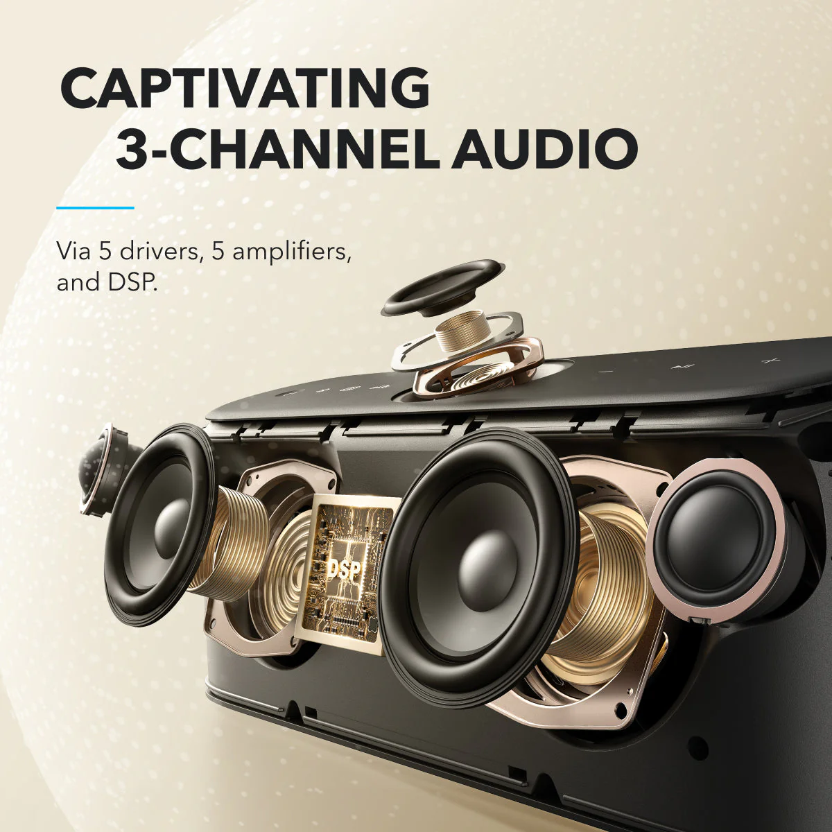 Anker Soundcore Motion X600 High-quality Sound Wireless Speaker - Aurora Green-133050 Anker Soundcore Motion X600 High-quality Sound Wireless Speaker - Aurora Green-133050