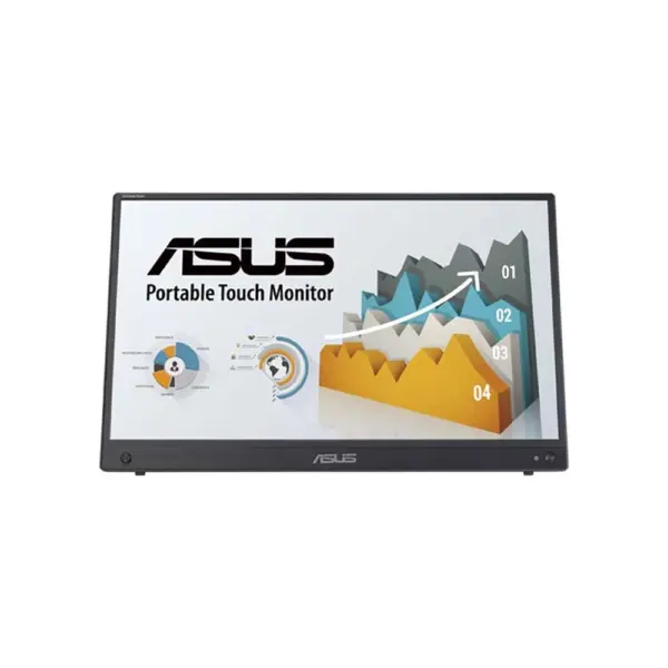Asus Zenscreen Touch Mb16aht - 16 Inch Fhd 60hz Ips Portable Monitor - Black-0