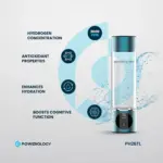 Powerology Hydrogen-reach Water Generator - Blue-133459