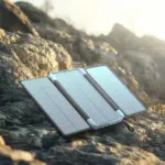 Powerology 16000mah Solar Multi-cable Power Bank - Black-133464