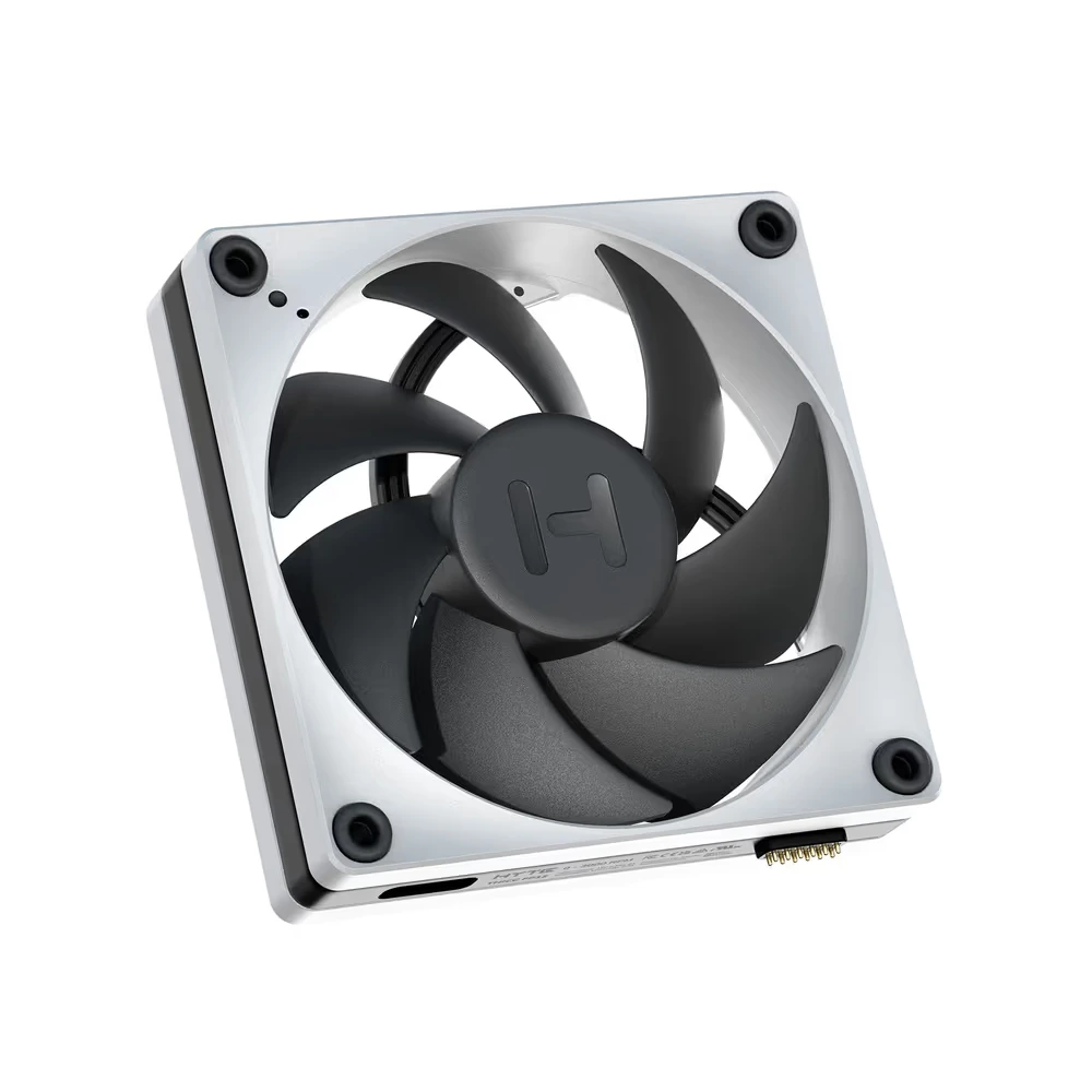 Hyte Thicc Fp12 - 3x120mm Cpu Case Fans - 3 Pack With Np50 Nexus Control Hub - Grey-133506 Hyte Thicc Fp12 - 3x120mm Cpu Case Fans - 3 Pack With Np50 Nexus Control Hub - Grey-133506