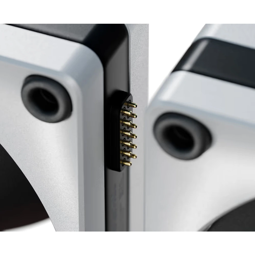 Hyte Thicc Fp12 - 3x120mm Cpu Case Fans - 3 Pack With Np50 Nexus Control Hub - Grey-133507 Hyte Thicc Fp12 - 3x120mm Cpu Case Fans - 3 Pack With Np50 Nexus Control Hub - Grey-133507