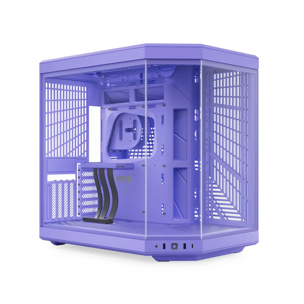 Hyte Y70 Milky Edition Dual Chamber Atx Mid-tower Case - Taro Milk-0 Hyte Y70 Milky Edition Dual Chamber Atx Mid-tower Case - Taro Milk-0