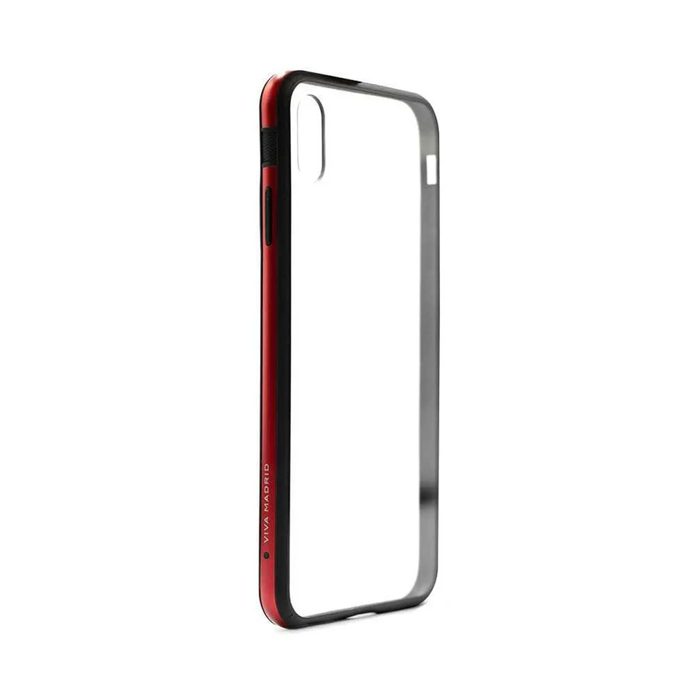 Viva Madrid Borde Transparent Back Case Compatible For Iphone Xs Max - Red-0 Viva Madrid Borde Transparent Back Case Compatible For Iphone Xs Max - Red-0