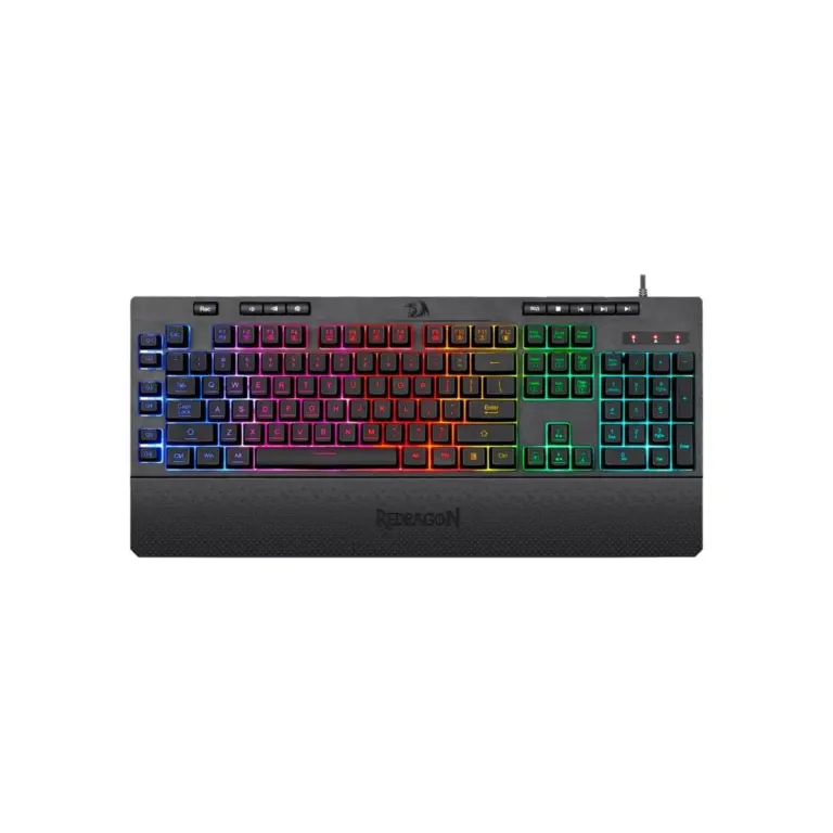 Redragon K512 Shiva Rgb Membrane Gaming Keyboard With Multimedia Keys (English)-0