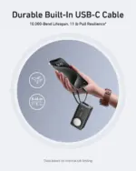 Anker Maggo Power Bank 10000 Mah (10k, 35w, For Apple Watch) - Black-133868