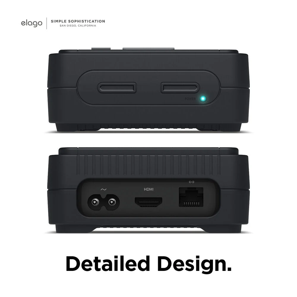 Elago T4 Nintendo Apple Tv Case - Black-132709 Elago T4 Nintendo Apple Tv Case - Black-132709