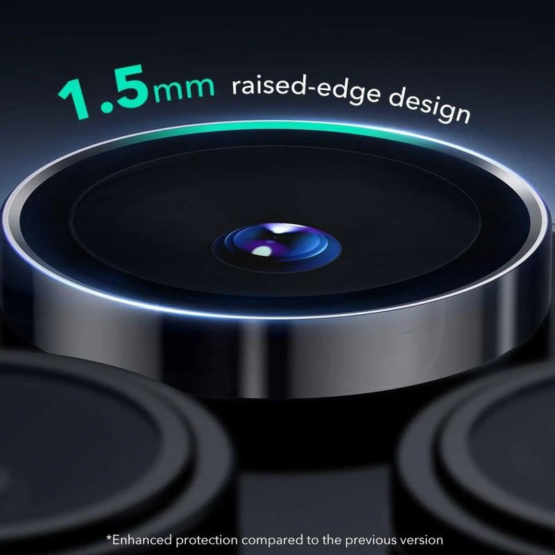 Esr Iphone 16/16plus Camera Lens Protector - Black Edge-132507 Esr Iphone 16/16plus Camera Lens Protector - Black Edge-132507