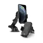 Elago 15w Fast Wireless Car Charger Mount With 10w Usb Port - Black-0