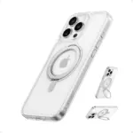 Anker Maggo Magnetic Case With Stand 360 Ring Stand For Iphone 16pro - Clear-0