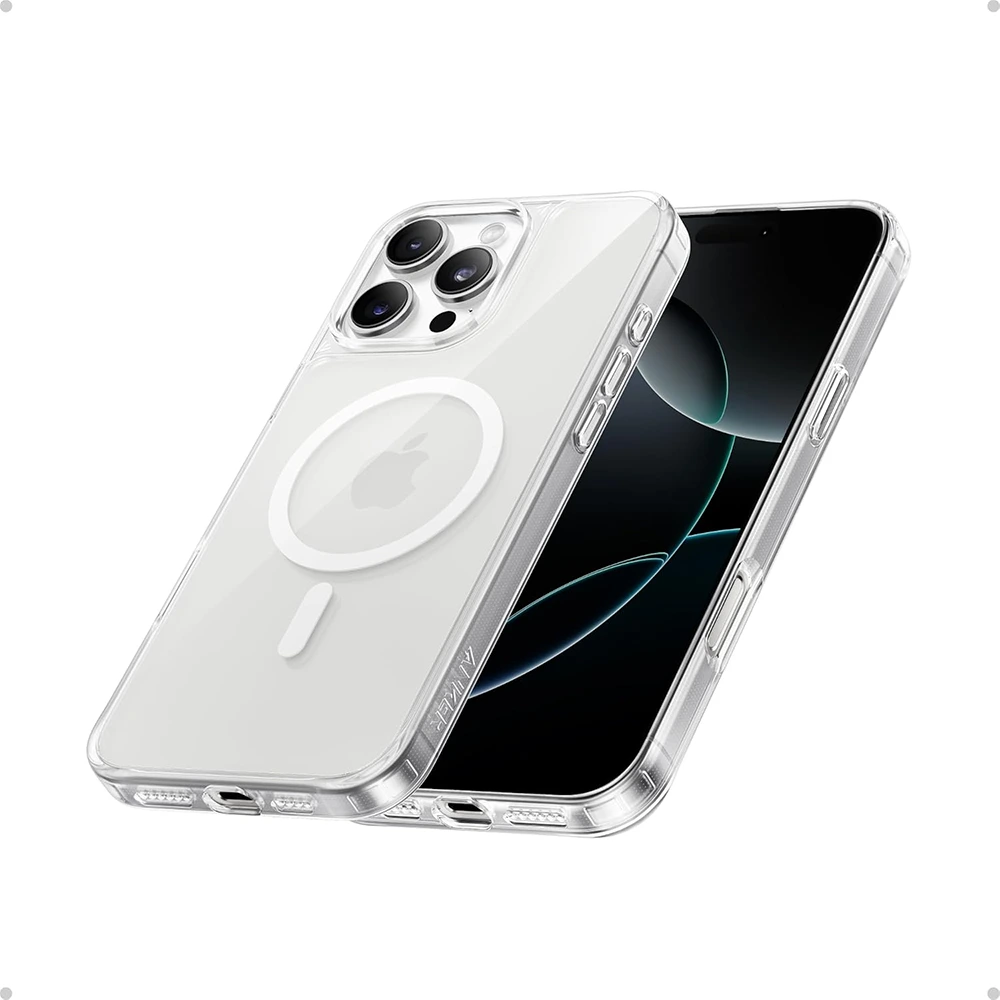 Anker Maggo Magnetic Case For Iphone 16 Pro  - Clear-0 Anker Maggo Magnetic Case For Iphone 16 Pro - Clear-0