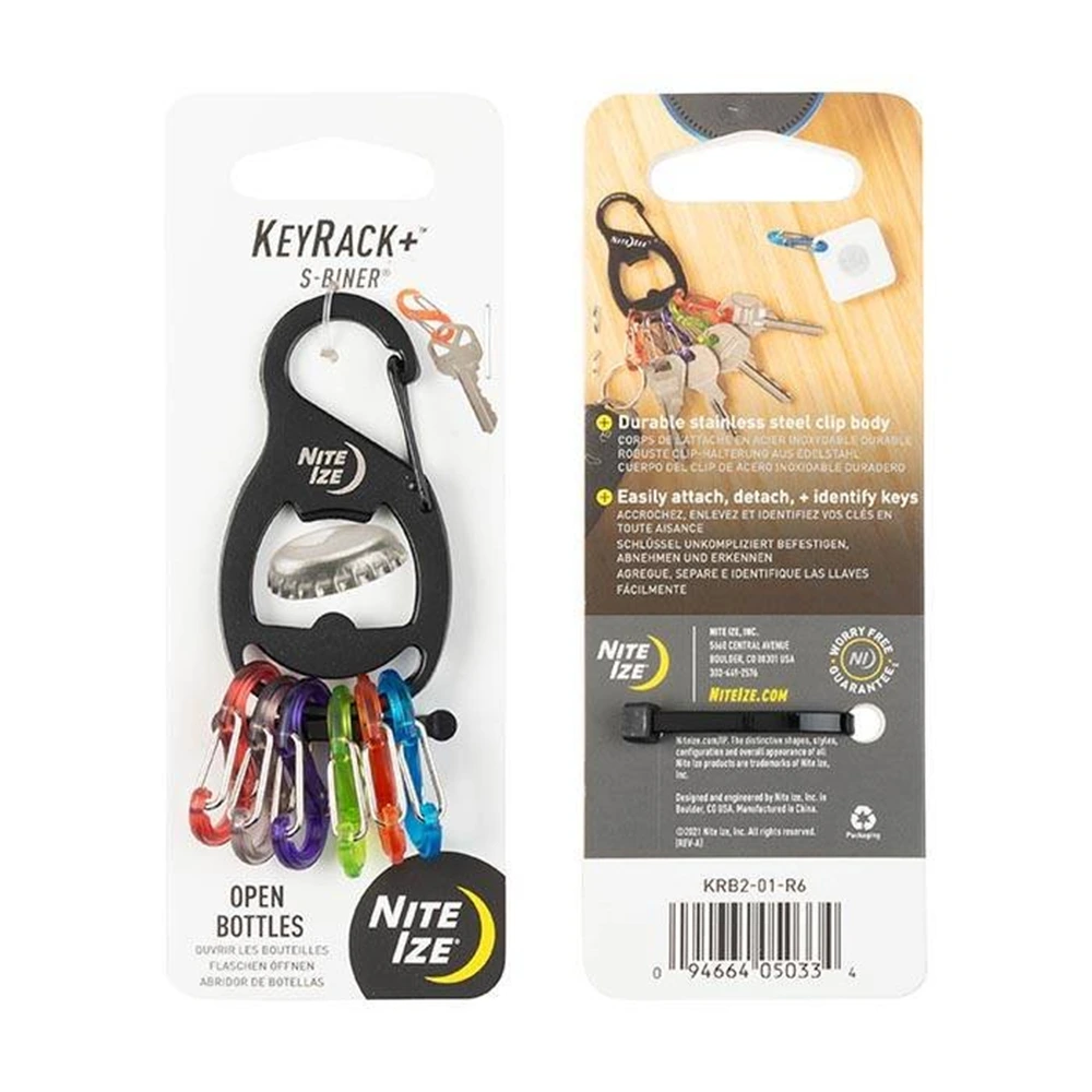 Nitelze Keyrack+ S-biner - Black-0 Nitelze Keyrack+ S-biner - Black-0