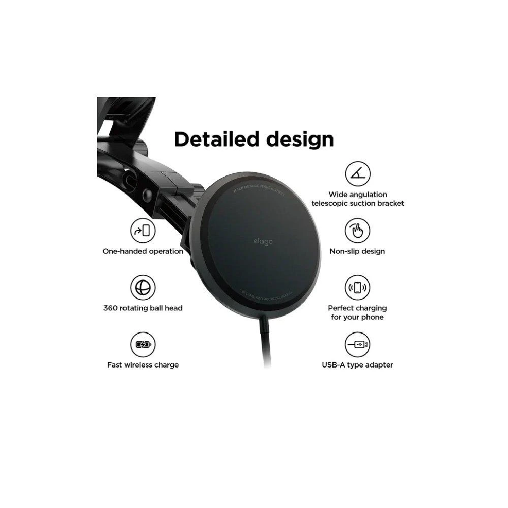Elago M Car Magsafe Charger Phone Mount-133229 Elago M Car Magsafe Charger Phone Mount-133229