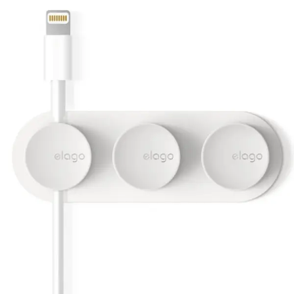 Elago Magnetic Cable Management Buttons - White-0