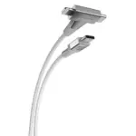 Scosche Strikeline 2-in-1 Usb-c To C/lightning Cable 4ft - White-0