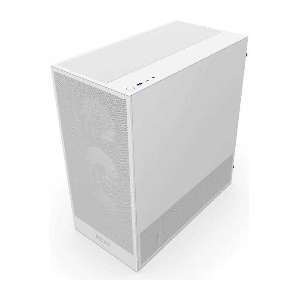 Nzxt H Series H5 Flow Rgb (2024)compact Mid-tower Atx Case With Rgb Fans - White-133291 Nzxt H Series H5 Flow Rgb (2024)compact Mid-tower Atx Case With Rgb Fans - White-133291
