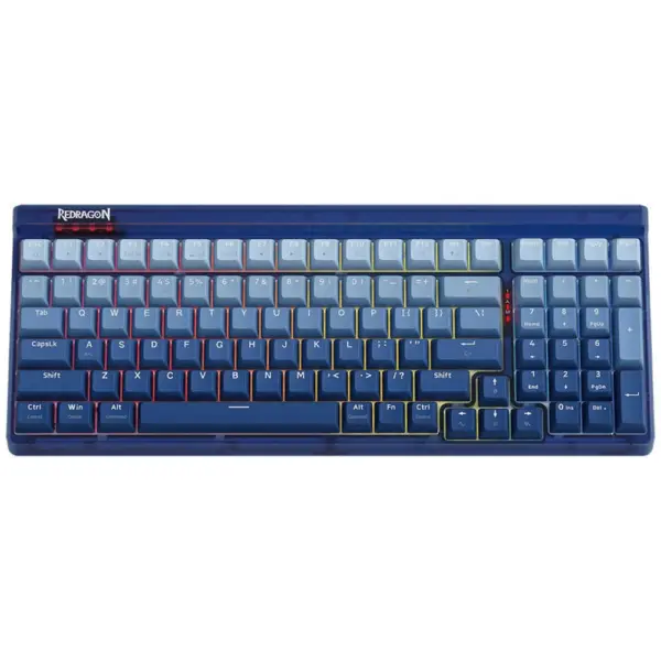 Redragon Garen Pro K656wb-rgb-pro 3-mode Wireless Rgb Hot-swappable Mechanical Gaming Keyboard (English) - Dust Proof Purple-0