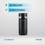 Powerology Portable Air Purifier - Black-133787