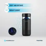 Powerology Portable Air Purifier - Black-133789